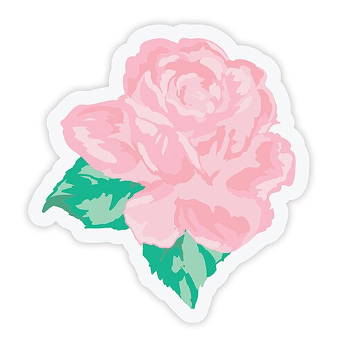 Shaped Napkin - Rose