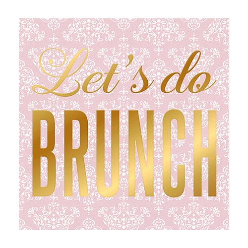 Beverage Napkins - Lets Do Brunch