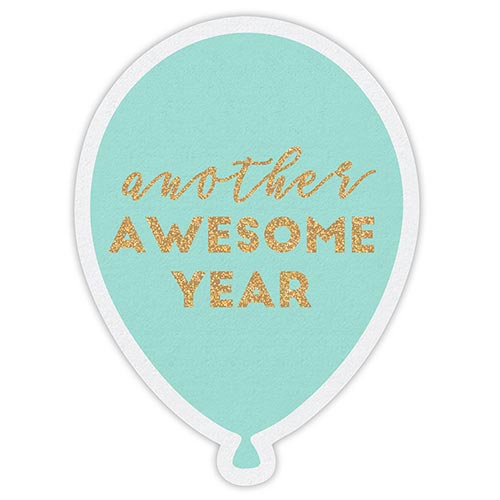 Shaped Napkins - Another Awesome Year