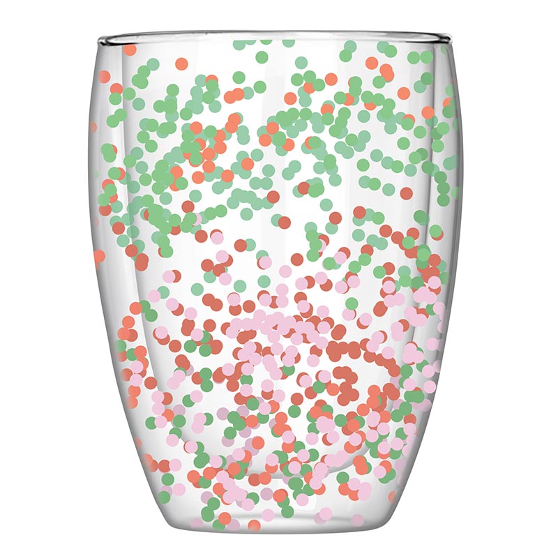 DBL Wall Glass Christmas Confetti