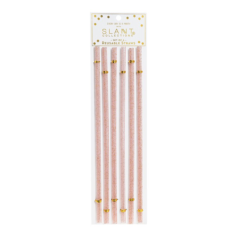 Reusable Glitter Straws
