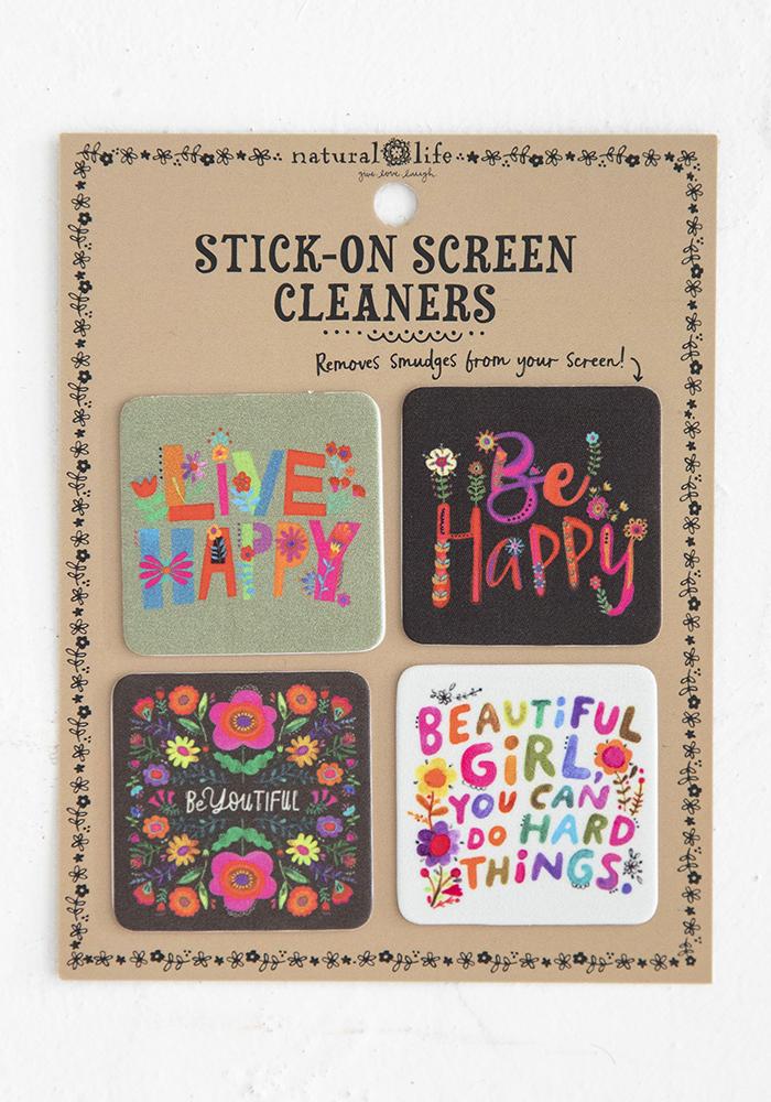 Stick-On Screen Cleaner S/4