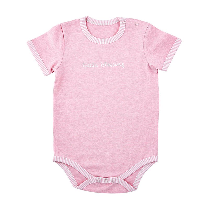 Snap Shirt - Little Blessing, 0-3 months Pink