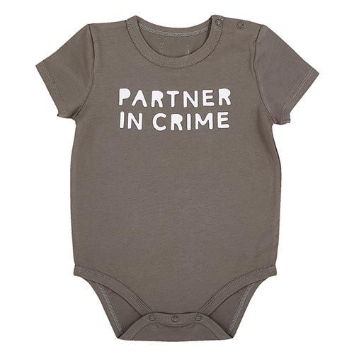 Snapshirt - Partner In Crime, 6-12 Mths