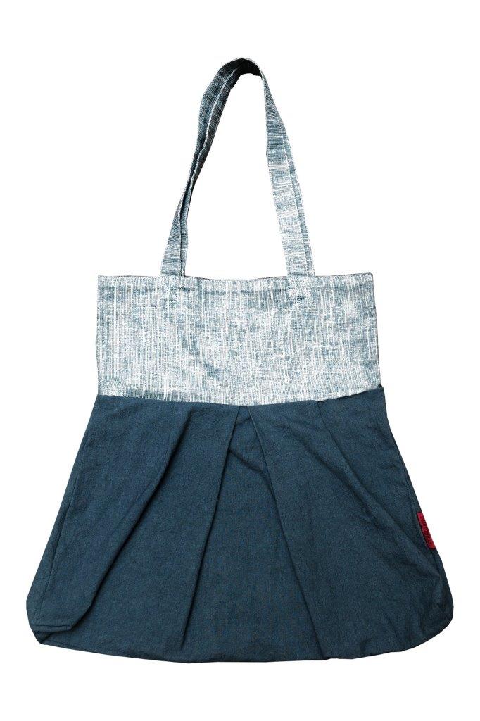 BAG TOTE CARRIER KAISA GREY/BLUE
