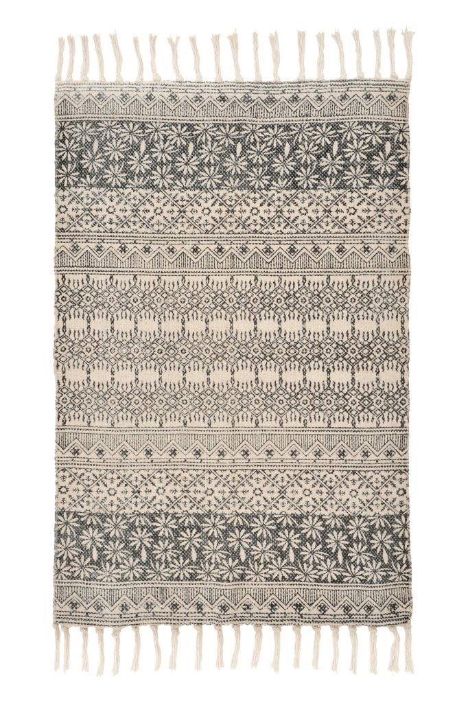 RUG AUTUMN DAISY COTTON 90CM X 60CM