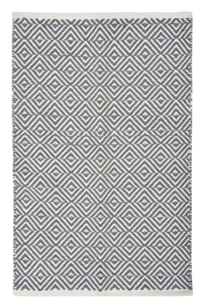 RUG LOZENGE COTTON 90CM X 60CM