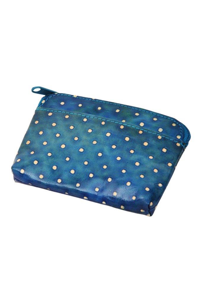 WALLET LEATHER DOTS BLACK