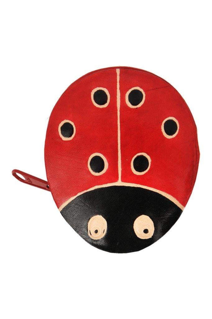 WALLET LEATHER PARTY PURSE LADYBIRD