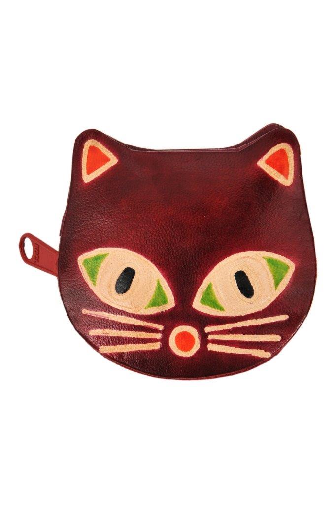 WALLET LEATHER PARTY PURSE CAT