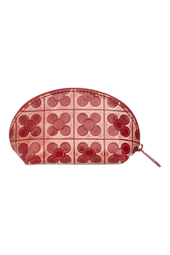 WALLET LEATHER VINTAGE PROP RED