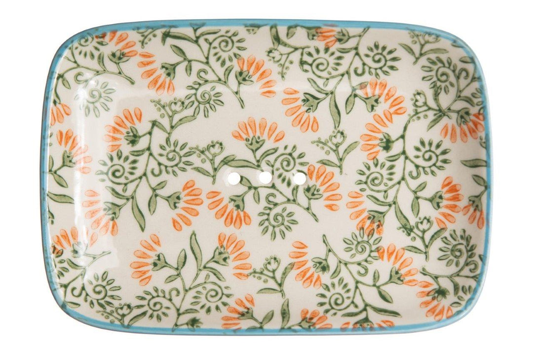 SOAP DISH FLORAL