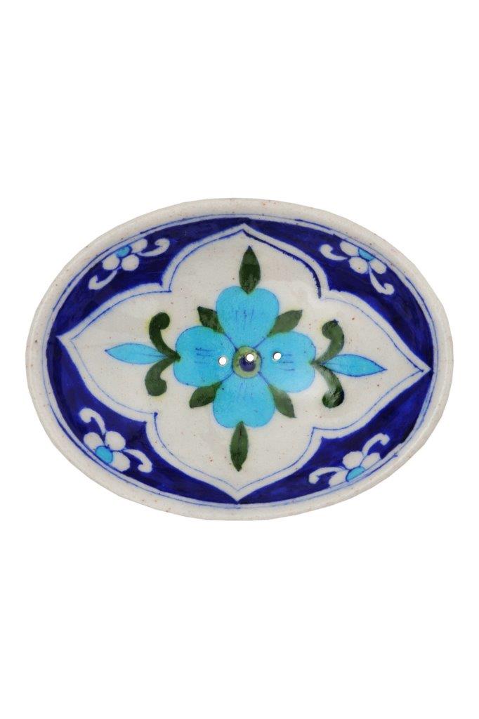 SOAP DISH BLUE POPPY