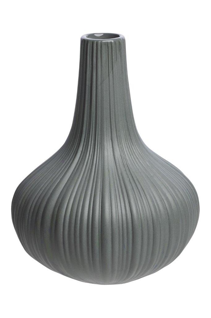 VASE MARNIE BULB GREY