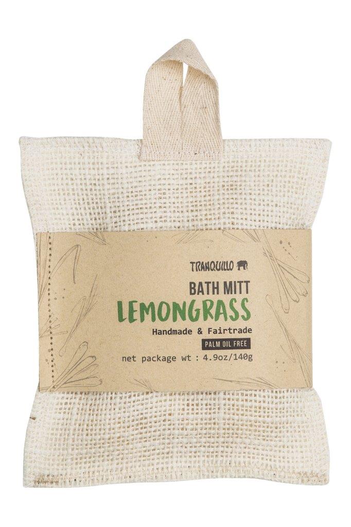 BATH MITT W/SOAP LEMONGRASS