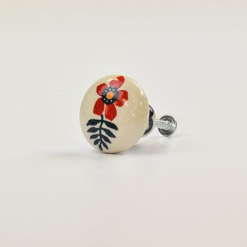 DRAWER PULL FLORAL FERN