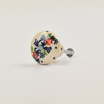 DRAWER PULL FLORAL WREATH