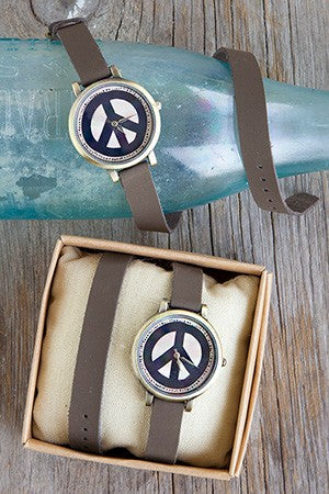 NL WATCH MULTI FLOWER SIGN FACE