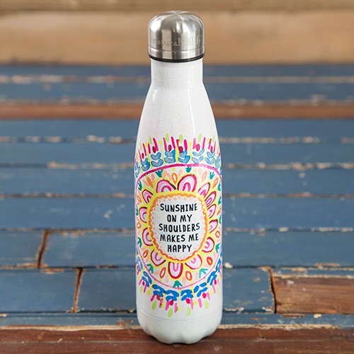 WATER BOTTLE S/S DBLE WALL SUNSHINE