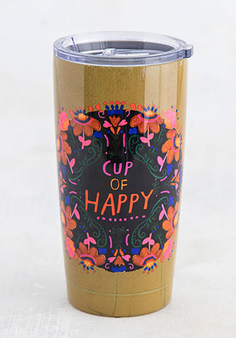 Water Tumbler Cup Of Happy