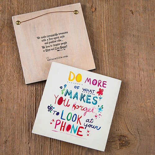WALL PLAQUE SML LOOK PHONE