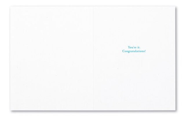 CARD PG CONGRATULATIONS  BRILLIANCE IS HARD TO DESCRIBE