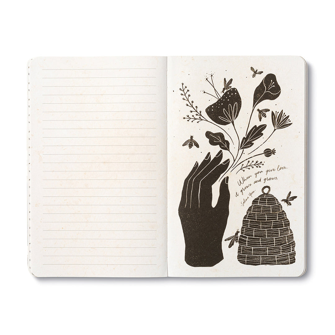 WRITE NOW JOURNAL THE HEART THAT GIVES GATHERS