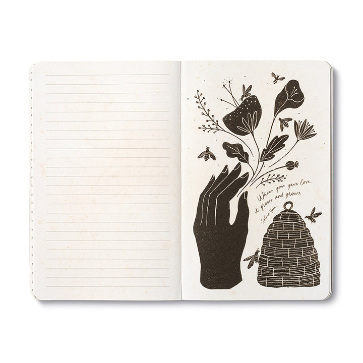 WRITE NOW JOURNAL THE HEART THAT GIVES GATHERS