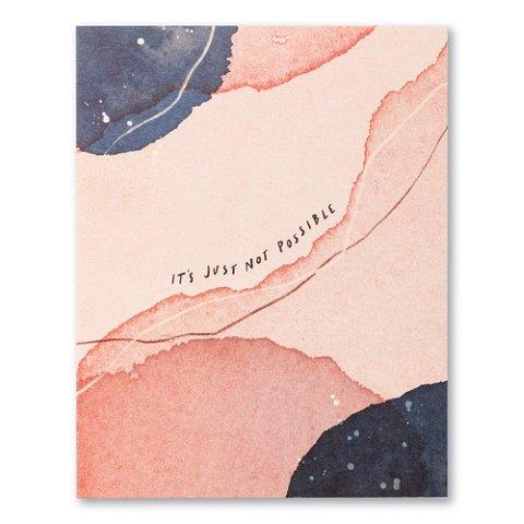 CARD LM LOVE ITS NOT POSSIBLE