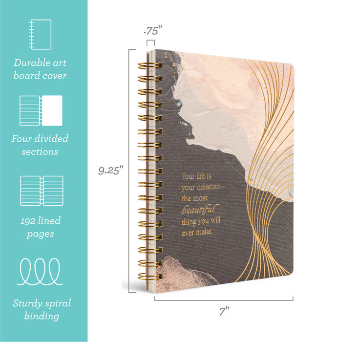 Spiral Note Book - Your Life is Your Creation