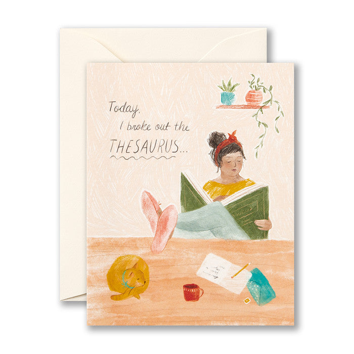 CARD LM - Today I broke out the thesaurus