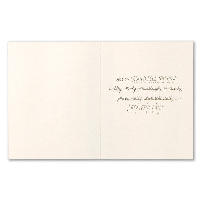 CARD LM - Today I broke out the thesaurus