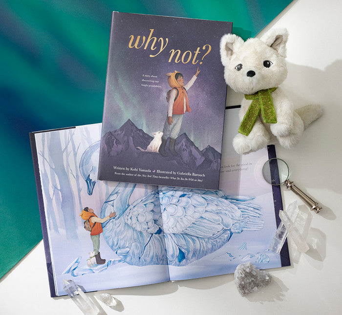 Why Not Arctic Fox Plush Gift Set