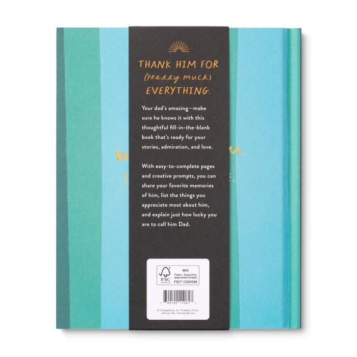 Gift Book - So Lucky You're My Dad