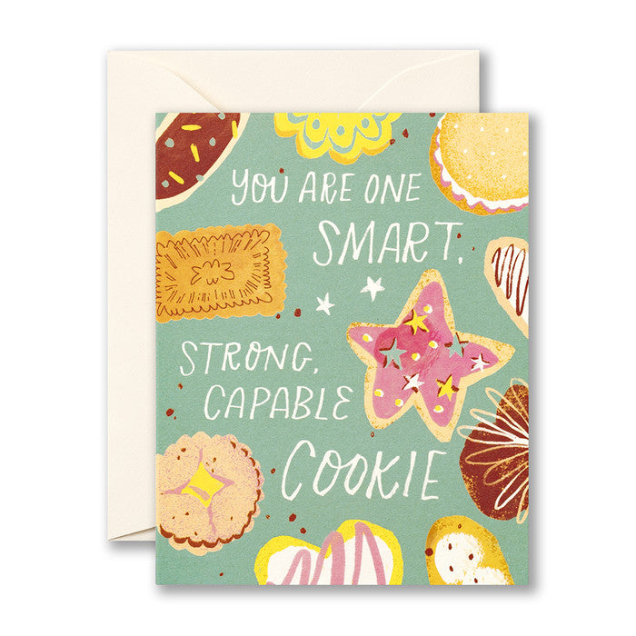 CARD LM - You're one smart, strong, capable cookie