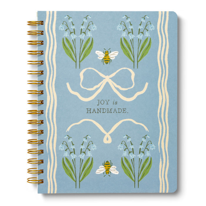 Spiral Notebook - Joy Is Handmade