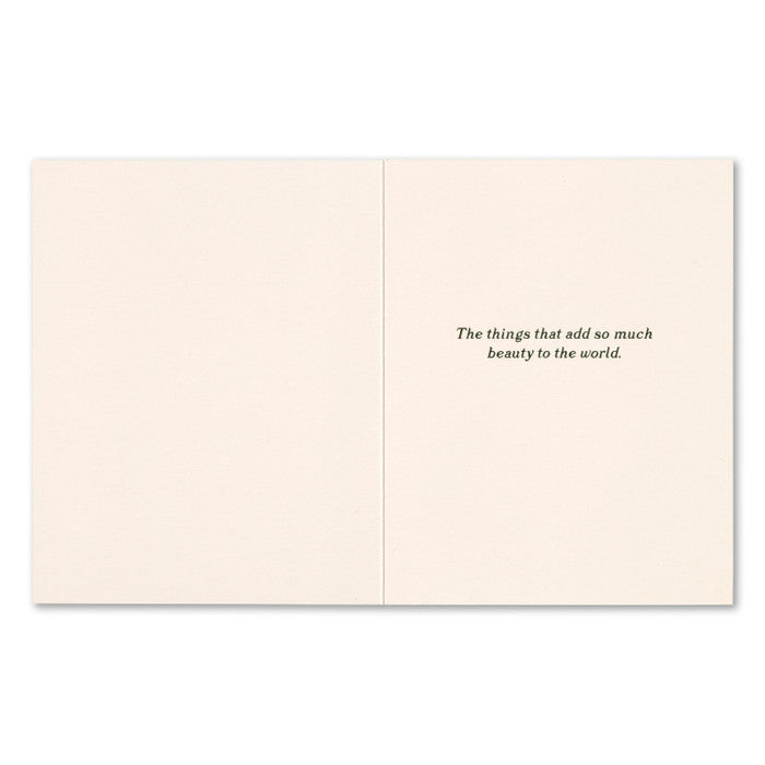 CARD LM - Shooting stars. Fresh flowers.