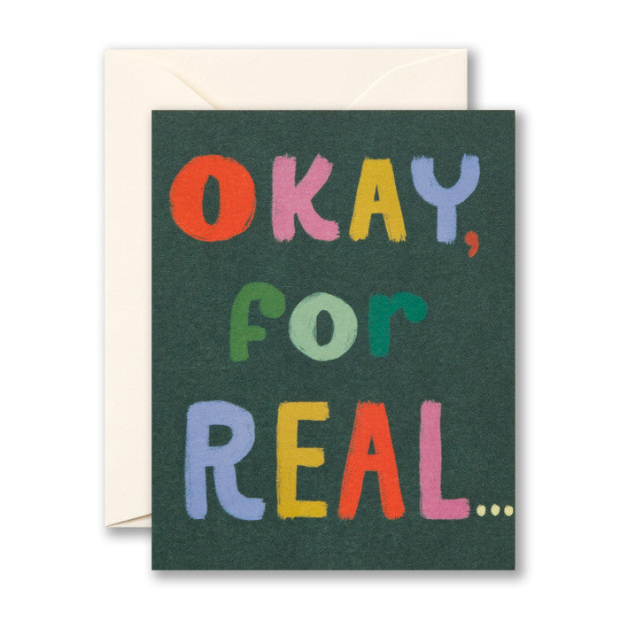 CARD LM- Okay, for real…