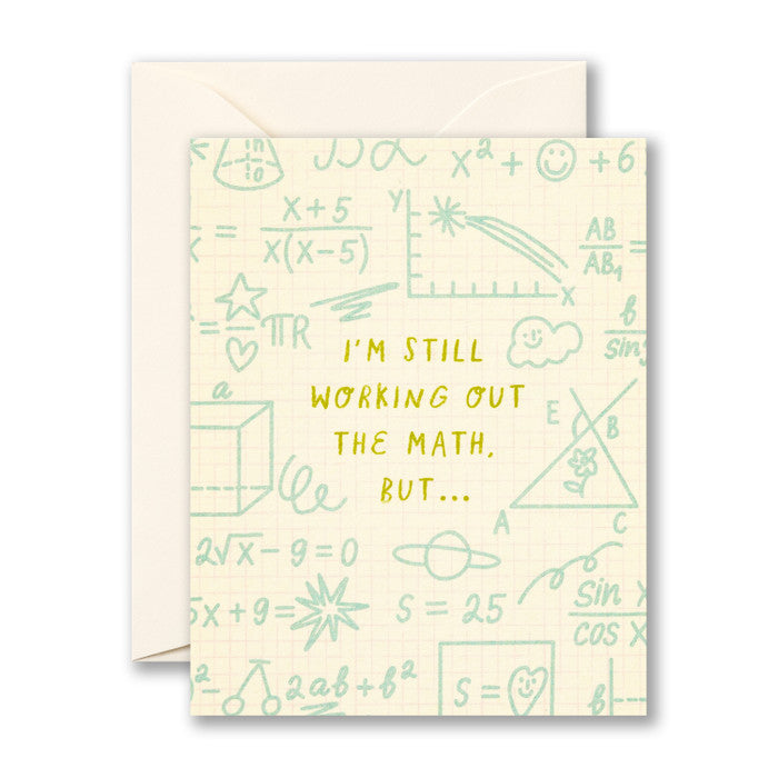 CARD LM - I'm still working out the math, but…