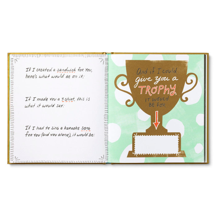 Gift Book - I Wrote a Book About You (Gold Edition)