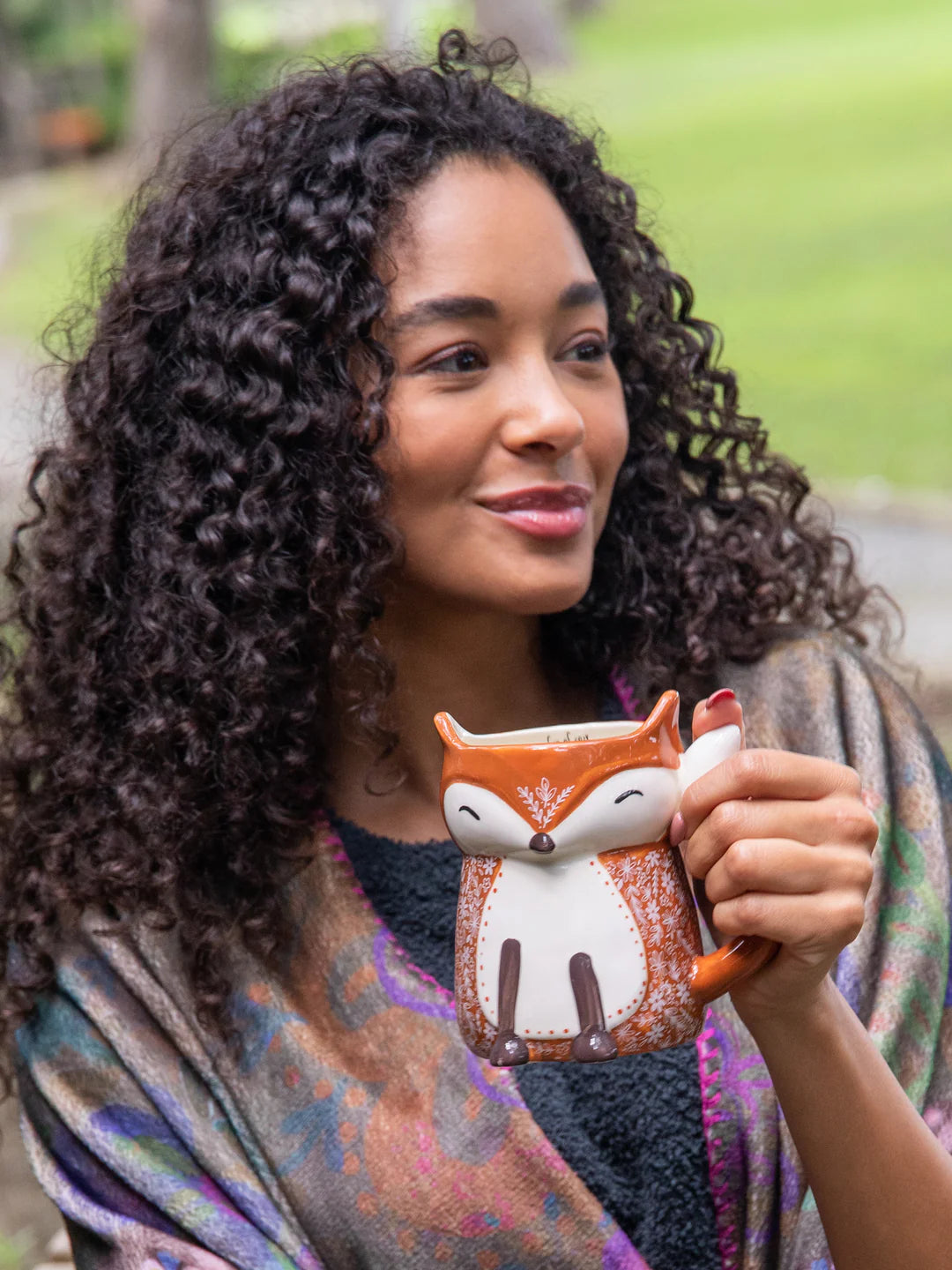 Folk Mug Cozy Fox