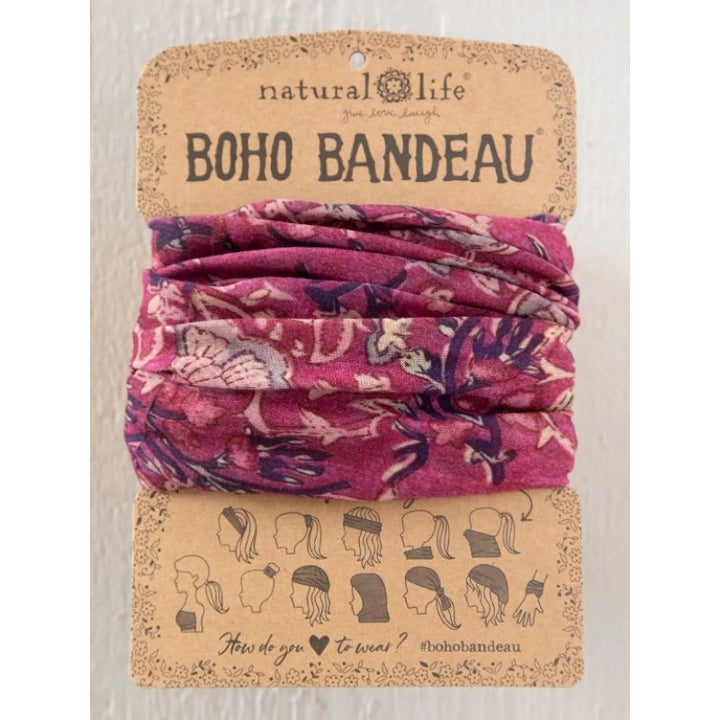 Boho Bandeau - Mauve Tossed