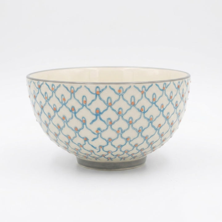 BOWL BLUE CANDLE 13.5CM