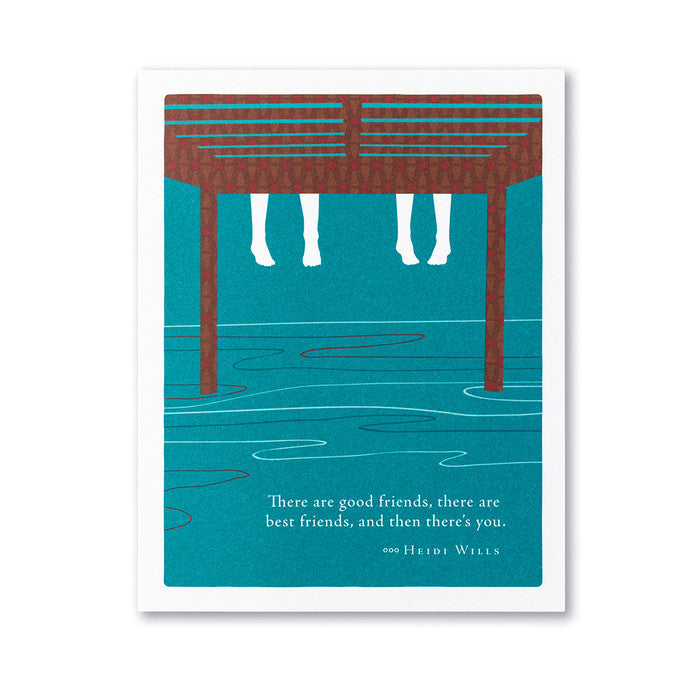 CARD PG LOVE & FRIENDS THERE ARE GOOD FRIENDS