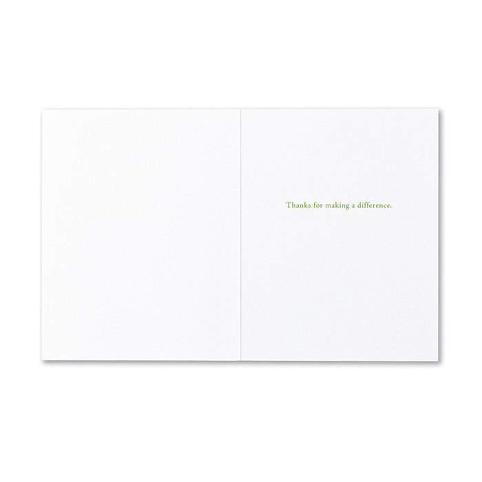 CARD PG APPRECIATION WE MUST FIND THE TIME