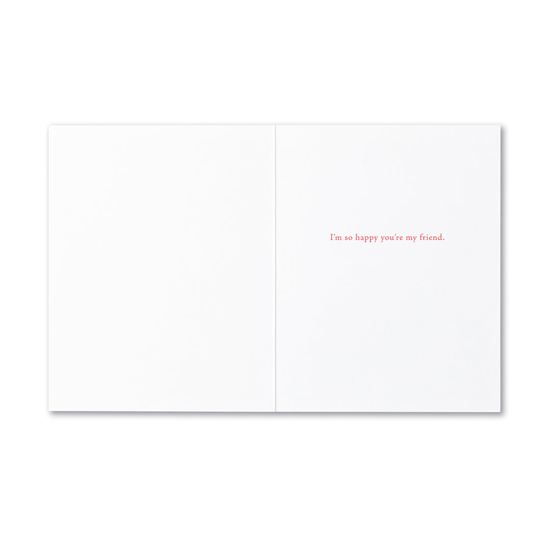 CARD PG LOVE & FRIENDS A FRIEND IS SOMEONE