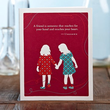 CARD PG LOVE & FRIENDS A FRIEND IS SOMEONE