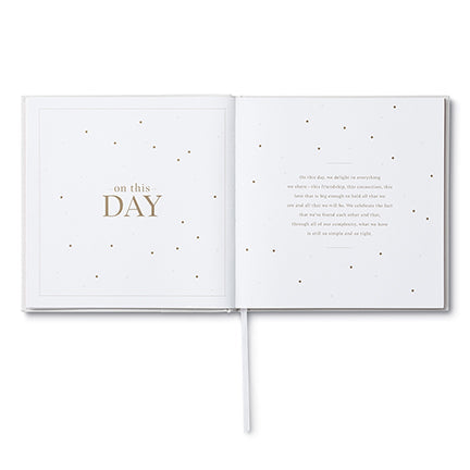 WEDDING GUEST BOOK ON THIS DAY