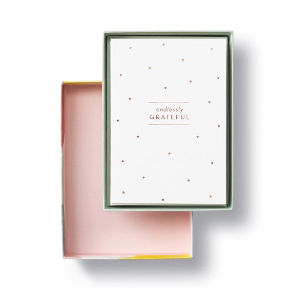 NOTE CARDS BOXED ENDLESSLY GRATEFUL