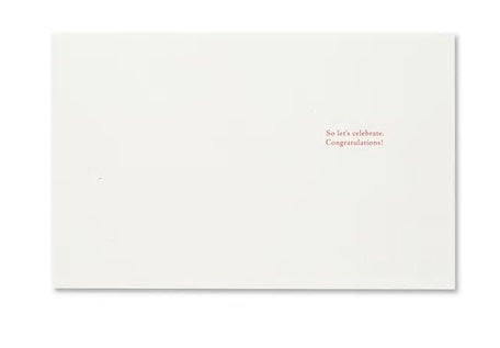 CARD PG CONGRATULATIONS A LIFE IS MEASURED